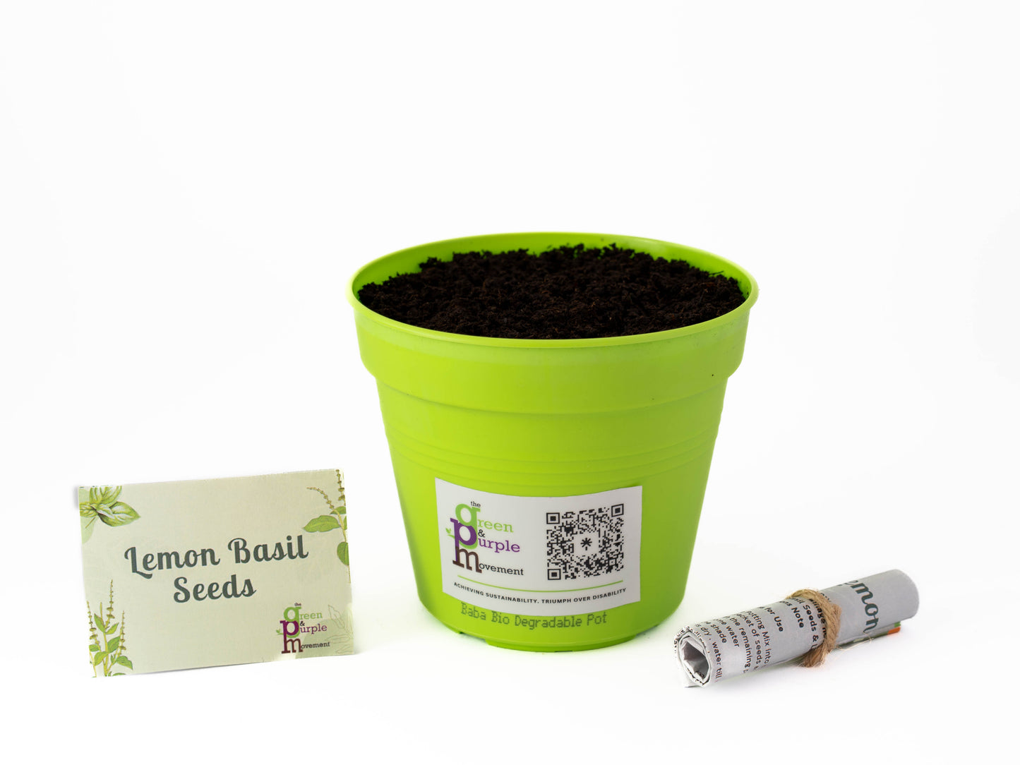 DIY Lemon Basil Herb Kit